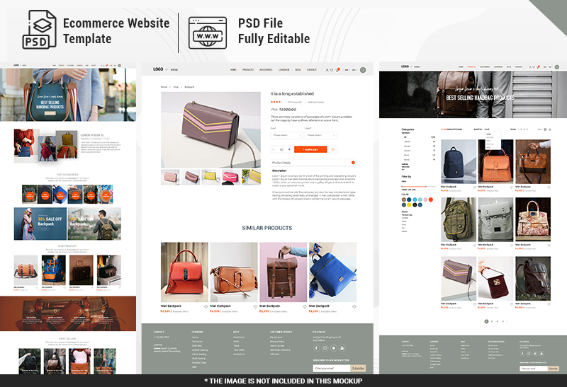 Dry Fruits E-commerce Website Web Page Template