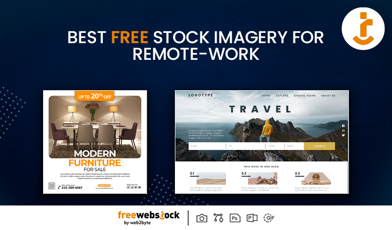 Best Free Stock Imagery for Remote-Work Blogs, Social Media, and Websites