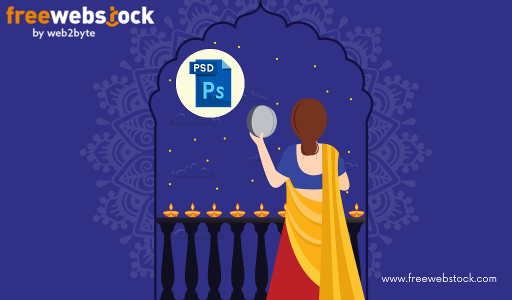 Unwrapping Joy: Celebrate Karwa Chauth with Our Free PSD Delight!