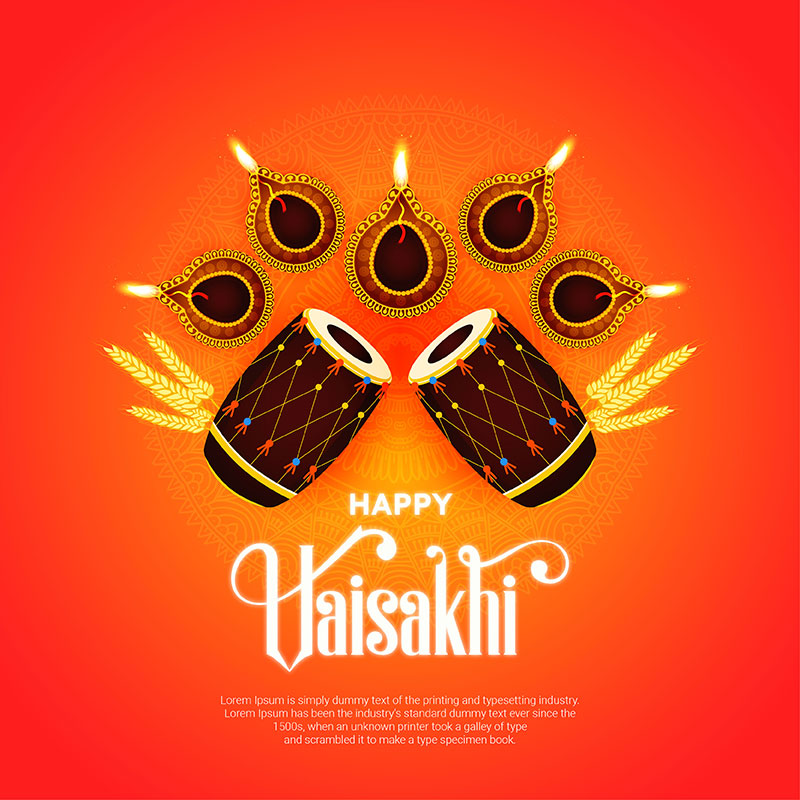 Happy Baisakhi 2020 HD Images With Punjabi Wishes: Send Vaisakhi WhatsApp  Stickers, SMS, GIF Greetings, Quotes and Messages on Sikh New Year | 🙏🏻  LatestLY