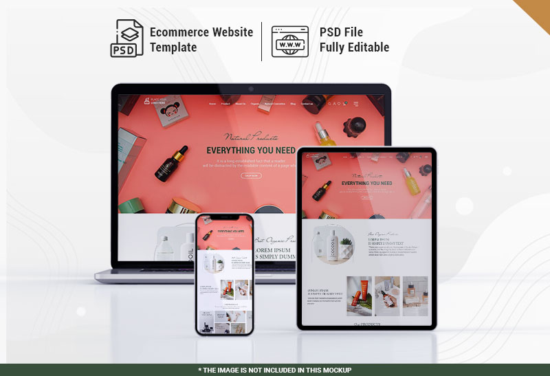 Dry Fruits E-commerce Website Web Page Template